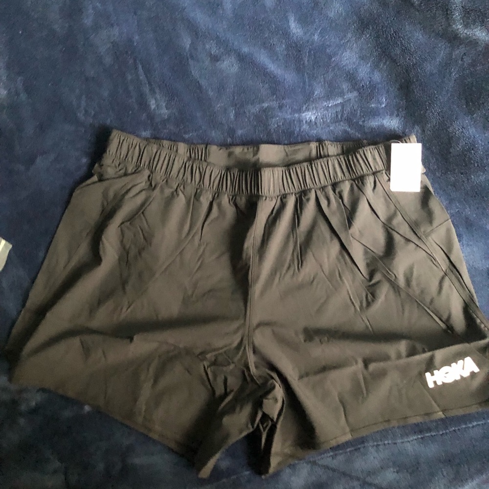 Hoka One One Men’s Performance Woven 5” Black Running Shorts